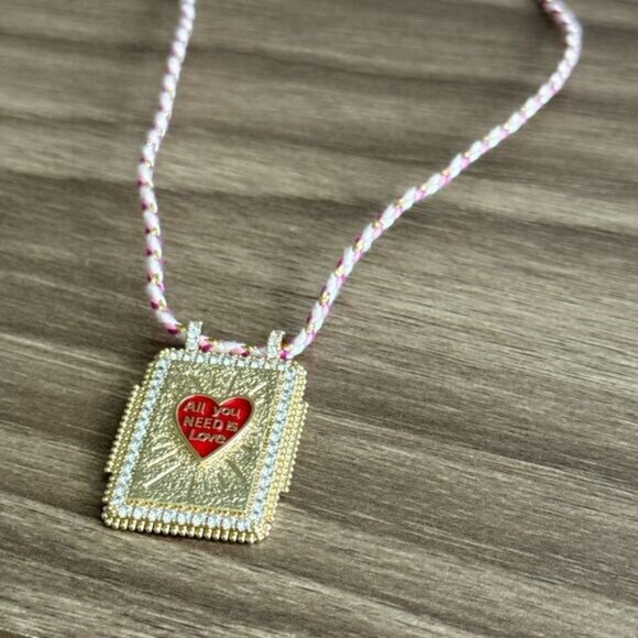 Heart Necklace Q160 - Picture 3 of 6